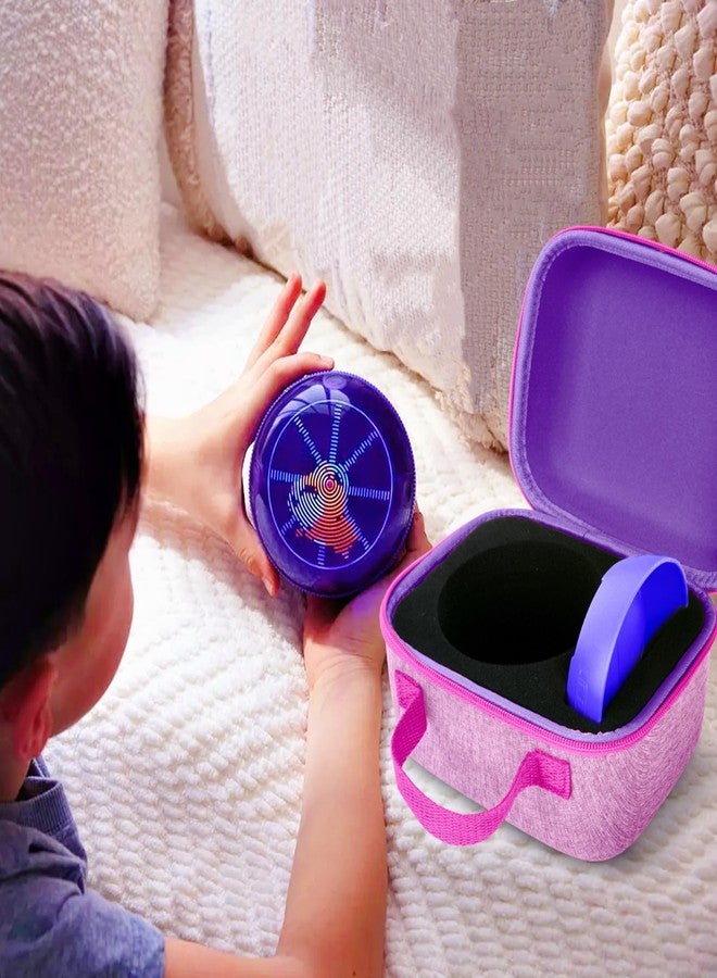YouKnow Travel Case for Bitzee Hamster Ball Interactive Toy - Shockproof Storage Box with Custom Foam Insert & Carry Handle, Fits Electronic Pet Toy + Dock (Only Case) (Purple) - Image 3